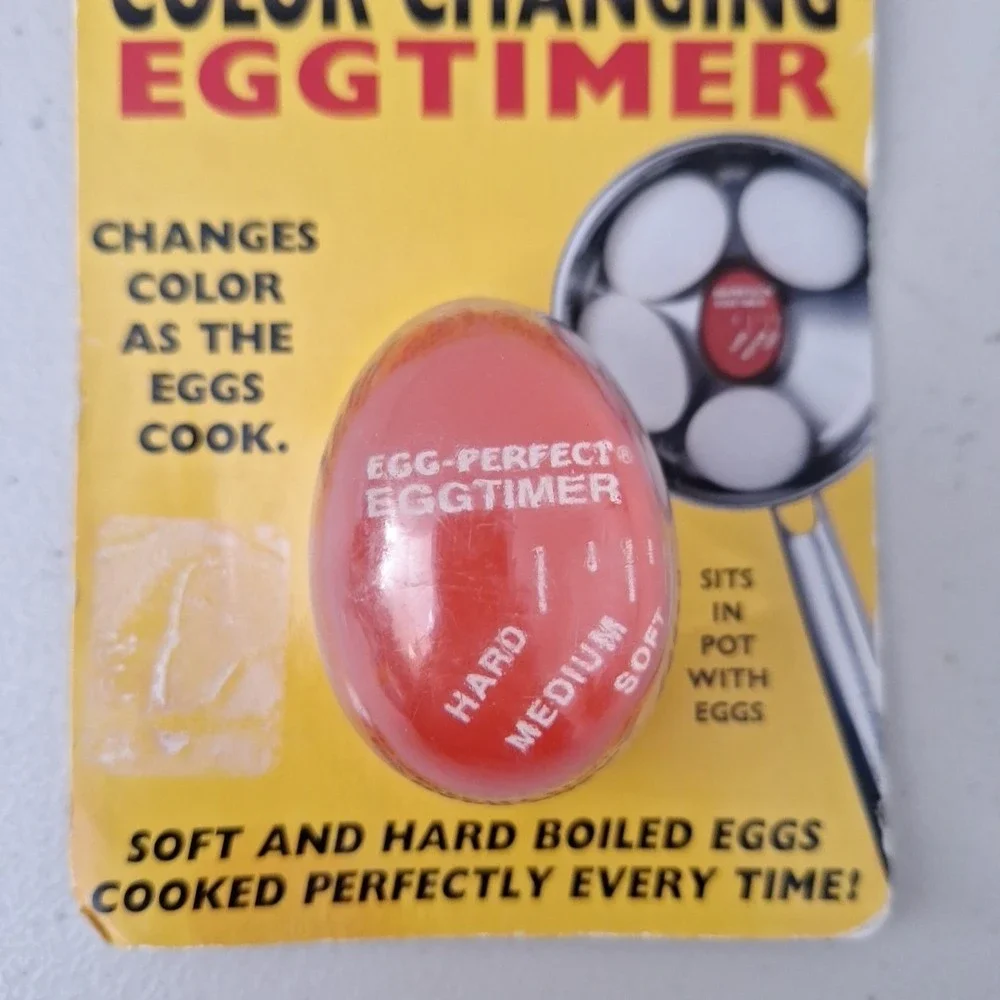 Burton Egg-Perfect Color Changing Egg Timer NEW Sealed Cooking Timer Kitchen